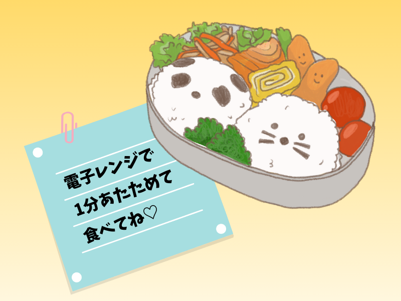 子ども用のお弁当と温め方のメモ｜留守番ランチの工夫