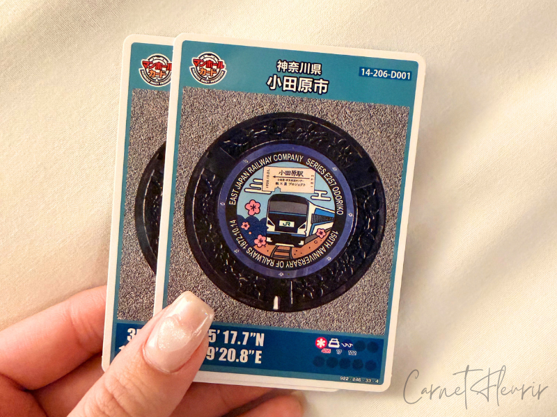 ラスカ小田原で配布されていたマンホールカード